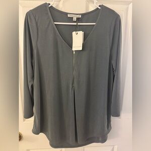 NWT | Green Envelope Casual Top | Size L